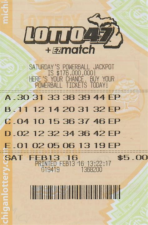 michigan lottery numbers for saturday